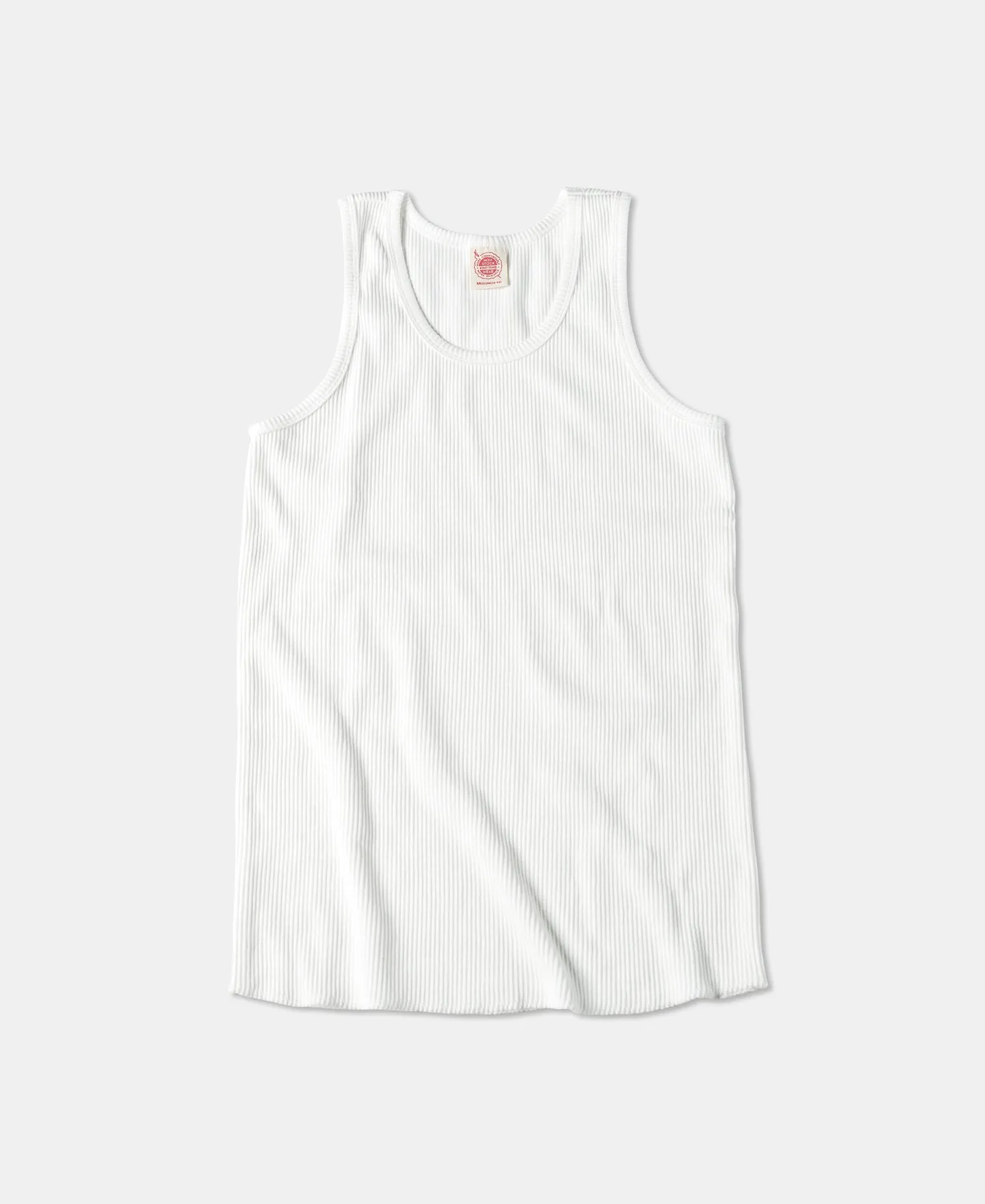 10.5 oz Cotton Tank Top - White